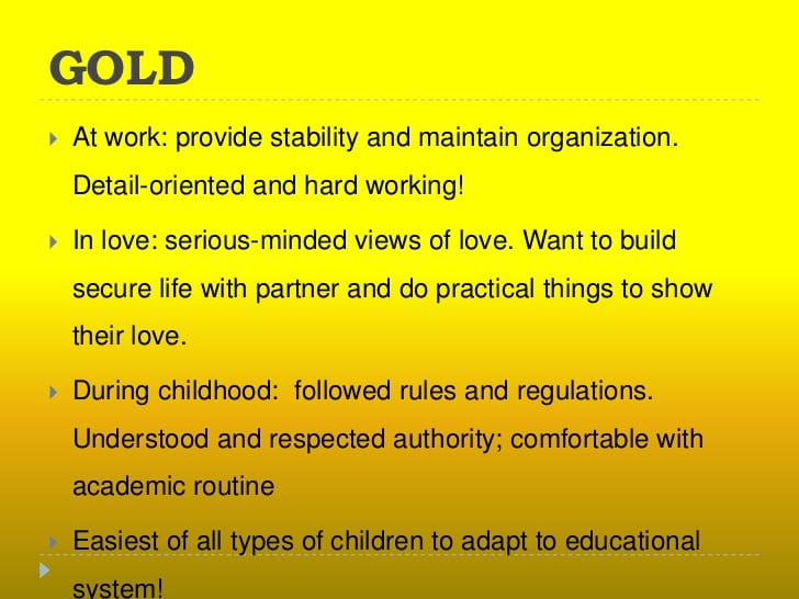Significado del color dorado